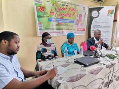 Economie :Un panel sur les céréales s’est tenu à Abidjan